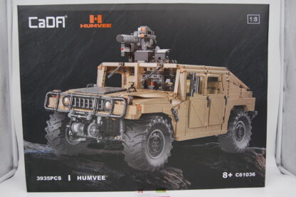 CADA C61036 1:8 HUMVEE H1 Geländewagen Baukasten-Spielzeug-Set Statische Version