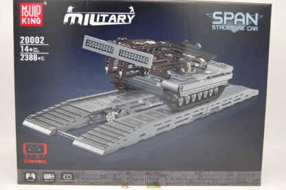 Mould King 20002 Ultimate Abrams Mit Brückenschicht AVLB-Fernbedienungs-Baustein-Spielzeug-Set