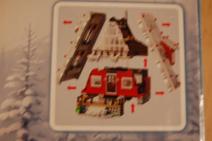 ZHEGAO 613001 Artistic Chalet with 2159 Pieces – Bild 6