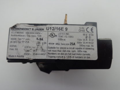 Benedikt & Jäger U12/16E 9  6-9A – Bild 2