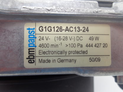 Ebm  Ebmpapst G1G126-AC13-24 + 45900446-253 – Bild 3
