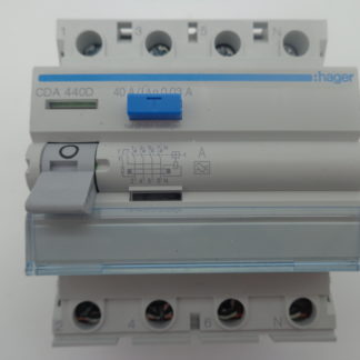 Hager CDA 440D 40A/0,03A Typ A
