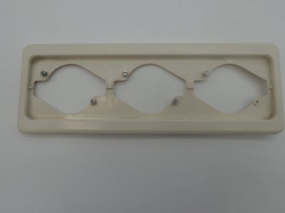 Berker 21477 Modul MB 3fach Rahmen cremeweiß