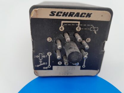 Schrack ZR011021 220V Zeitrelais 0-6 sec. – Bild 3