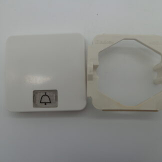 Berker 21814 Wippe mit 21816 Modul 2 mit Symbol polarweiß