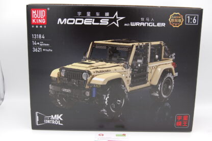 Mould King 13184 - Ferngesteuerter Wrangler in 1:6 (3621 Technic-Klemmbausteine und 6 Motoren)
