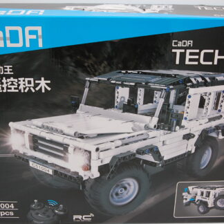 CaDA C51004W Baustein Spielzeug Simulation Montiert Fernbedienung Auto Off-Road Fahrzeug 533Stk - Weiß