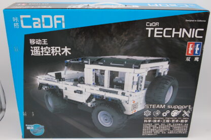 CaDA C51004W Baustein Spielzeug Simulation Montiert Fernbedienung Auto Off-Road Fahrzeug 533Stk - Weiß – Bild 2