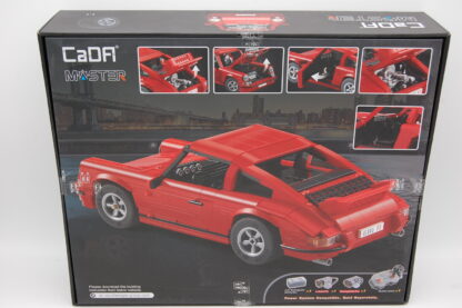 CaDA C61045W Retro Classic Sportwagen Motor und Fernbedienung Edition Bausteine Spielzeugset – Bild 2