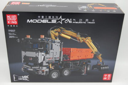 Mould King 19007 High-Tech Pneumatischer LKW Fernbedienung Bausteine Spielzeugset dynamische Version