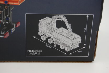 Mould King 19007 High-Tech Pneumatischer LKW Fernbedienung Bausteine Spielzeugset dynamische Version – Bild 3