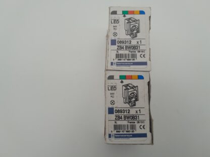 Telemecanique/Schneider Electric 2 Stück ZB4 BW0B31 089312 LED 24V