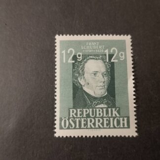 1947 Österreich 150. Geburtstag v. Franz Schubert 1947 postfrisch ANK 819