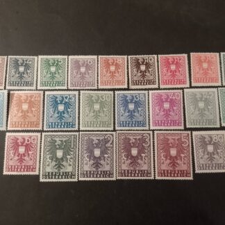1945 Österreich Wappenzeichnung  postfrisch ANK 714 – 736