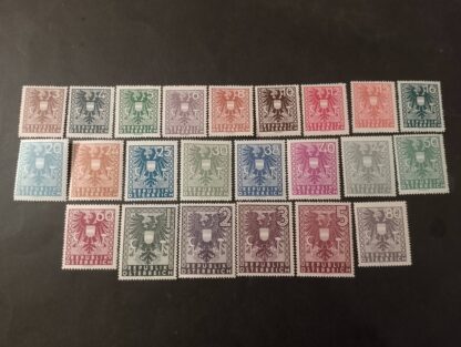 1945 Österreich Wappenzeichnung  postfrisch ANK 714 – 736