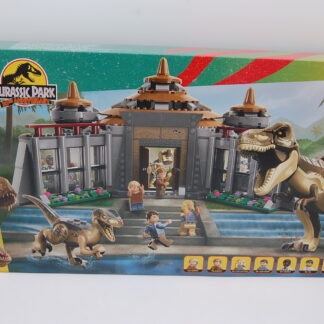 LEGO®76961 Jurassic World - Angriff des T.Rex und des Raptors aufs Besucherzentrum