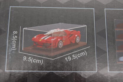 Mould King 27006 Roter Super Sportwagen 488 GTB  Maßstab 1:24 inkl. Displaybox – Bild 3