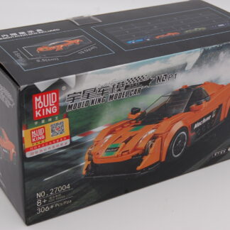Mould King 27004 Orangener Super Sportwagen P1  Maßstab 1:24  INKL. DISPLAY BOX