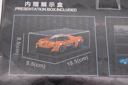 Mould King 27004 Orangener Super Sportwagen P1  Maßstab 1:24  INKL. DISPLAY BOX – Bild 3