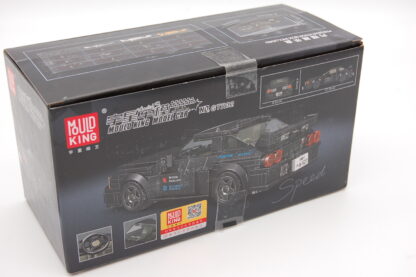 Mould King 27014 Sportwagen GTR-32 in schwarz Maßstab 1:24  INKL. DISPLAY – Bild 2