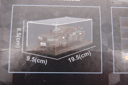 Mould King 27014 Sportwagen GTR-32 in schwarz Maßstab 1:24  INKL. DISPLAY – Bild 3