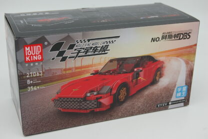 Mould King 27063 Aston DBS Coupe Auto + Vitrine
