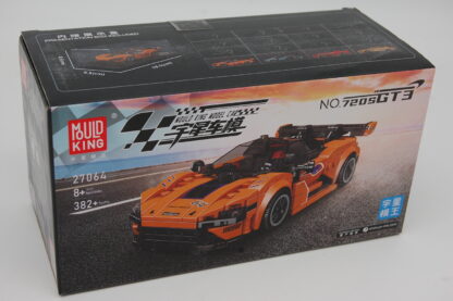 Mould King 27064 Sportwagen 720SGT3 + Vitrine