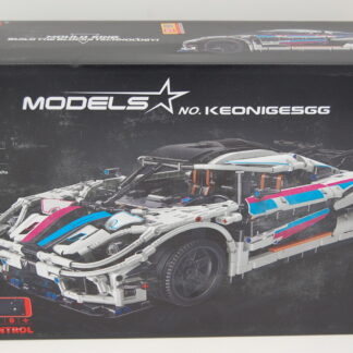 MOULD KING 13120 - KOENIGSEGG SPORTWAGEN - MODELLBAU AUTO - 3063 KLEMMBAUSTEINE, statische Version