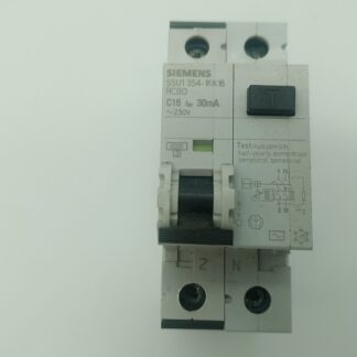 Siemens FI/LS 5SU1 354-1kk16 RCBO C16 30mA
