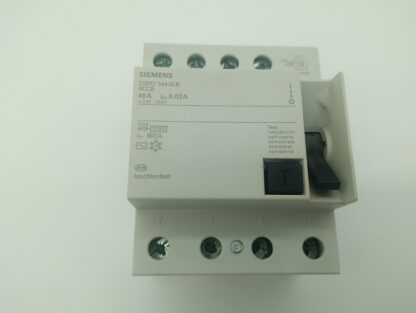 Siemens FI, Schutzschalter 5SM3 344-0LB RCCB 40A 0,03A