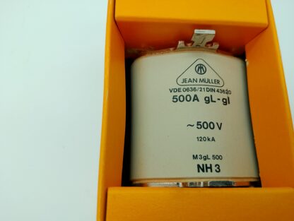 Jean Müller 500A gL-gI ~ 500V M3gL 500 NH3 DIN 43620  NEU – Bild 2