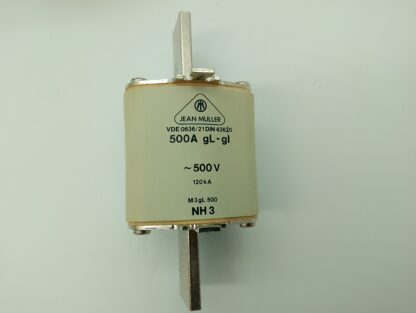 Jean Müller 500A gL-gI ~ 500V M3gL 500 NH3 DIN 43620  NEU – Bild 3