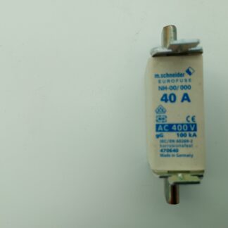 m.schneider Eurofuse NH-00/000 40A AC400V gG 100kA 470640 Neu