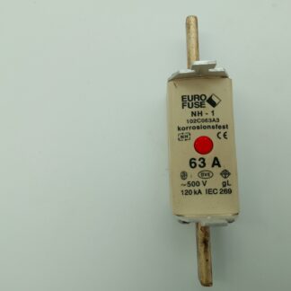 m.schneider Eurofuse NH-1 63A ~500V gL 120kA 102C063A3 NEU