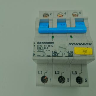 Schrack BE300002 Motorschutzschalter 0,25-0,4A