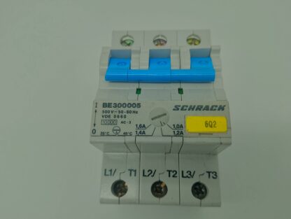Schrack BE300005 Motorschutzschalter 1,0-1,6A   500V-50-60Hz
