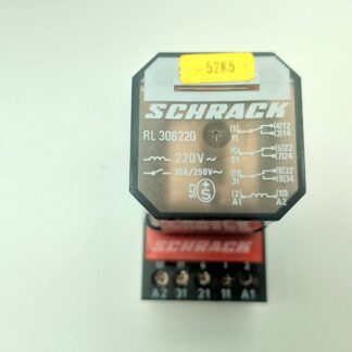 Schrack RL306220 Relais mit Sockel