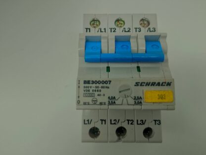 Schrack BE300007 500V-50-60Hz   2,5-4,0A Motorschutzschalter