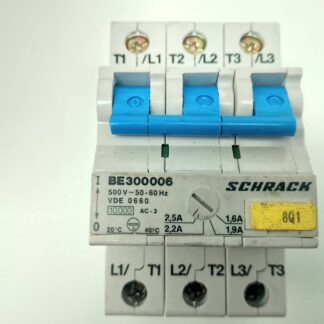 Schrack BE300006 500V-30-60Hz 1,9-2,5A Motorschutzschalter