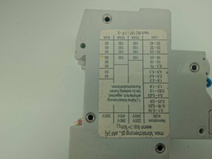 Schrack BE300006 500V-30-60Hz 1,9-2,5A Motorschutzschalter – Bild 2