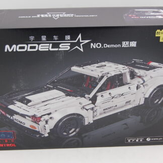 Mould King 13128 schwarz/weißes US-Muscle-Car RC Version 1678 Teile