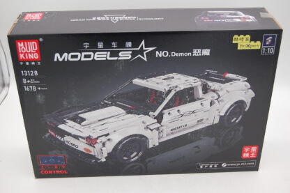 Mould King 13128 schwarz/weißes US-Muscle-Car RC Version 1678 Teile