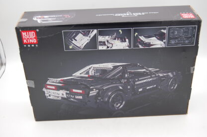 Mould King 13128 schwarz/weißes US-Muscle-Car RC Version 1678 Teile – Bild 2