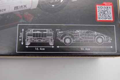 Mould King 13194 technisches Auto Super-Sport-Rennwagen RC Version 1384 Teile – Bild 3
