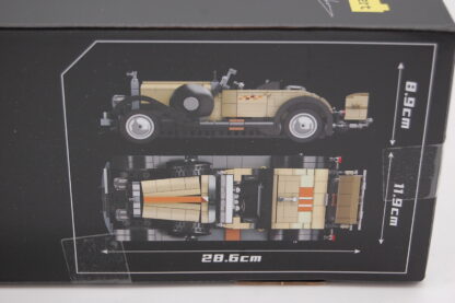 Mould King 10115 Oldtimer Cabrio Bausatz Klemmbausteine Statisches Spielzeug 897 Teile 14+ Jahre – Bild 3