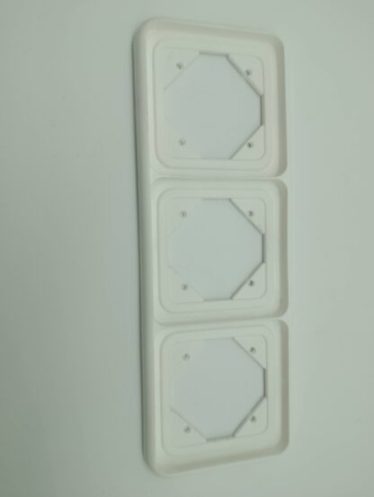 Kopp 3022 3fach Rahmen weiß