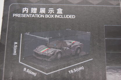 MOULD KING 27068 488 Pista Sports Car 358 Teile inkl. Vitrine – Bild 3