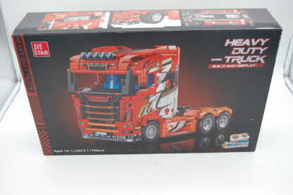 JieStar JJ9070  Red Heavy Truck,Lastwagen 1708 Teile 14+ statische Version