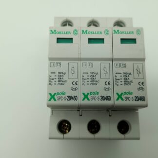 Moeller SPC-S-20/460 Überspannungsableiter 160Agl In=20kA Imax=40kA Uc=460VAC Up=2100V