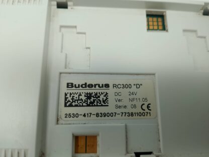 Buderus RC300 System-Bedienteil 2530-417-839007-7738110071 mit Wandhalterung – Bild 3